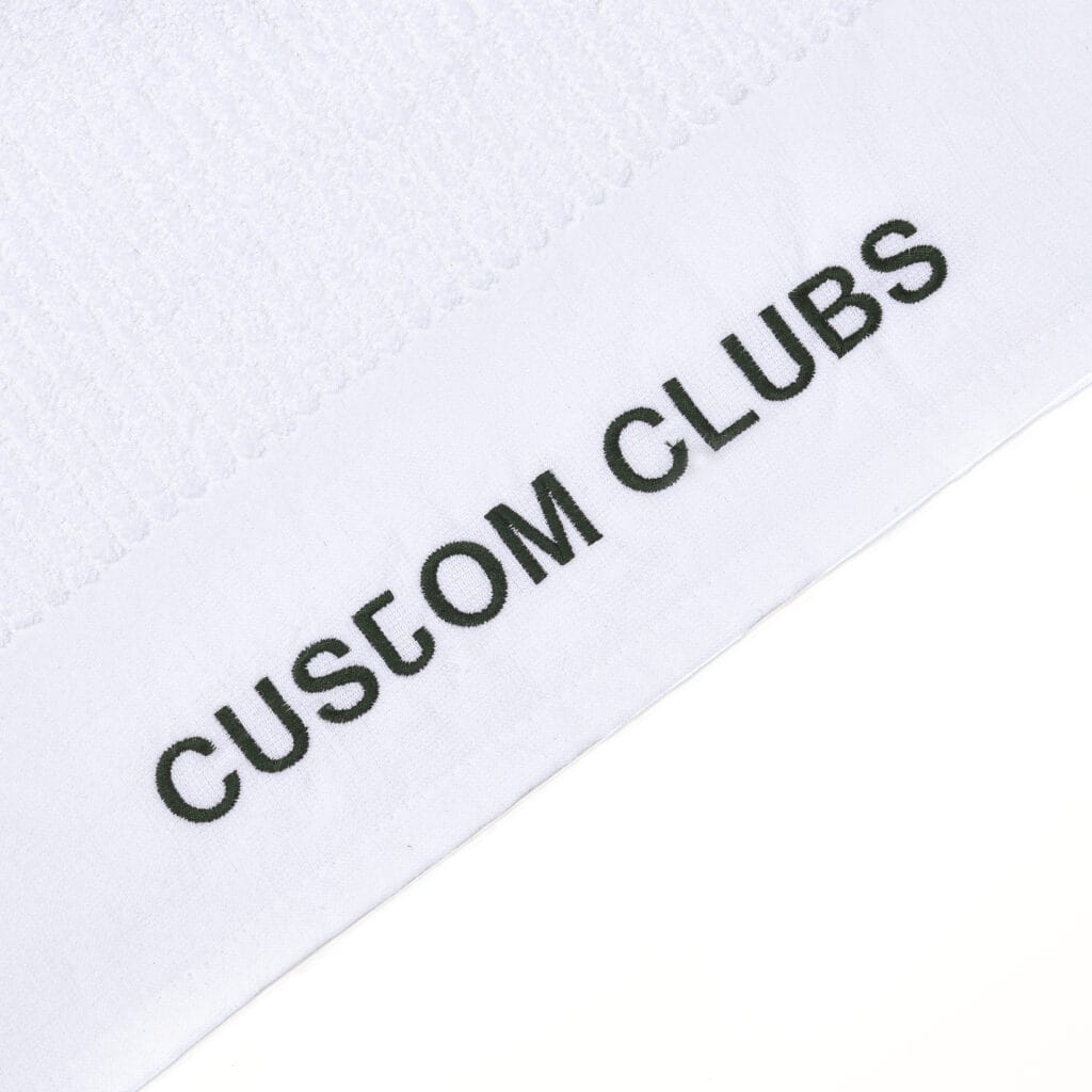 Canddy Towel Cotton Golf Towels with Stripe — Hem or edge construction