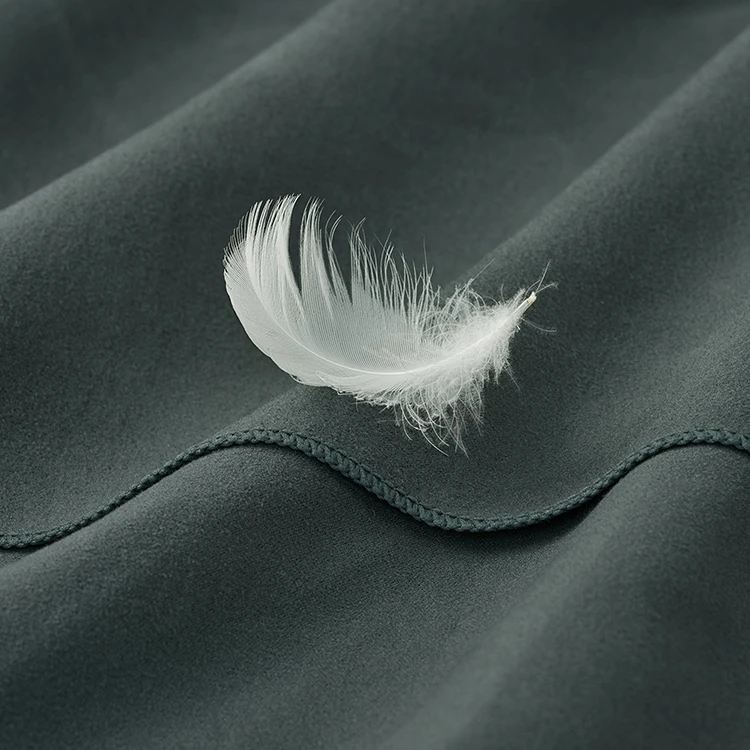 Soft knitted microfiber sports towel fabric
