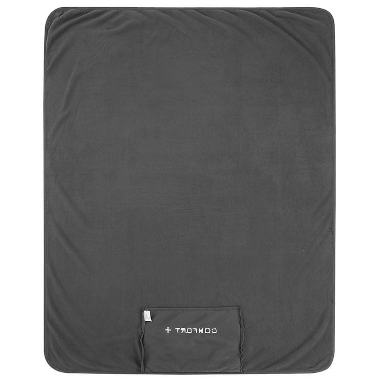 Travel Blanket and Pillow Soft 2 in 1 Airplane Blanket — Label and packaging