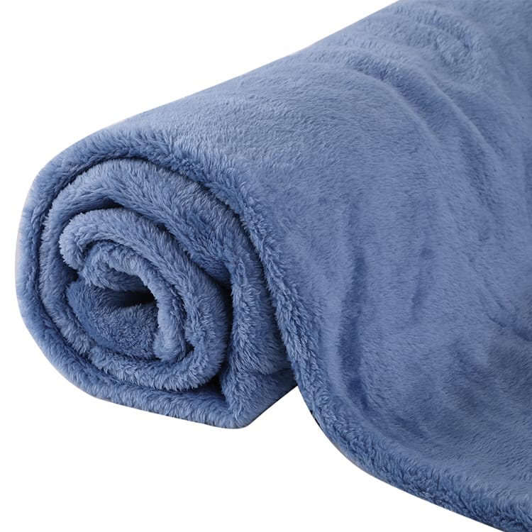Lightweight Airplane & Travel Blanket — Fabric texture and pile